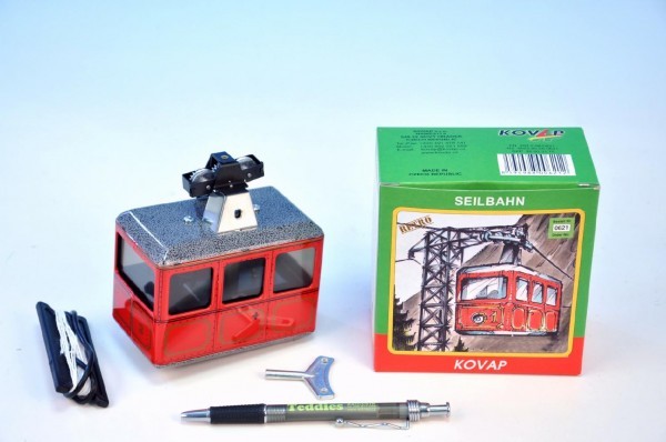 KOVAP: FUNKČNÍ LANOVKA NA KLÍČEK - PLECH