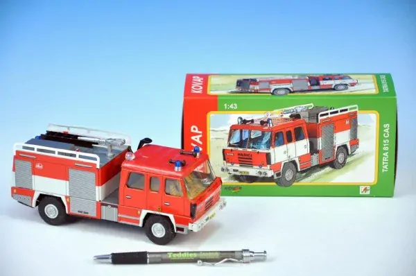 KOVAP - TATRA 815 Hasiči, plechový model hasiči 1:43