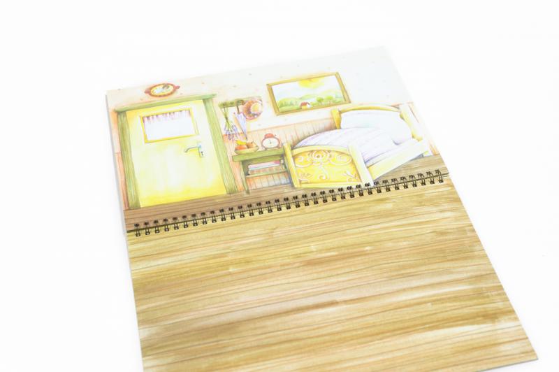 O Červené Karkulce, pohádka, kulisy, scény